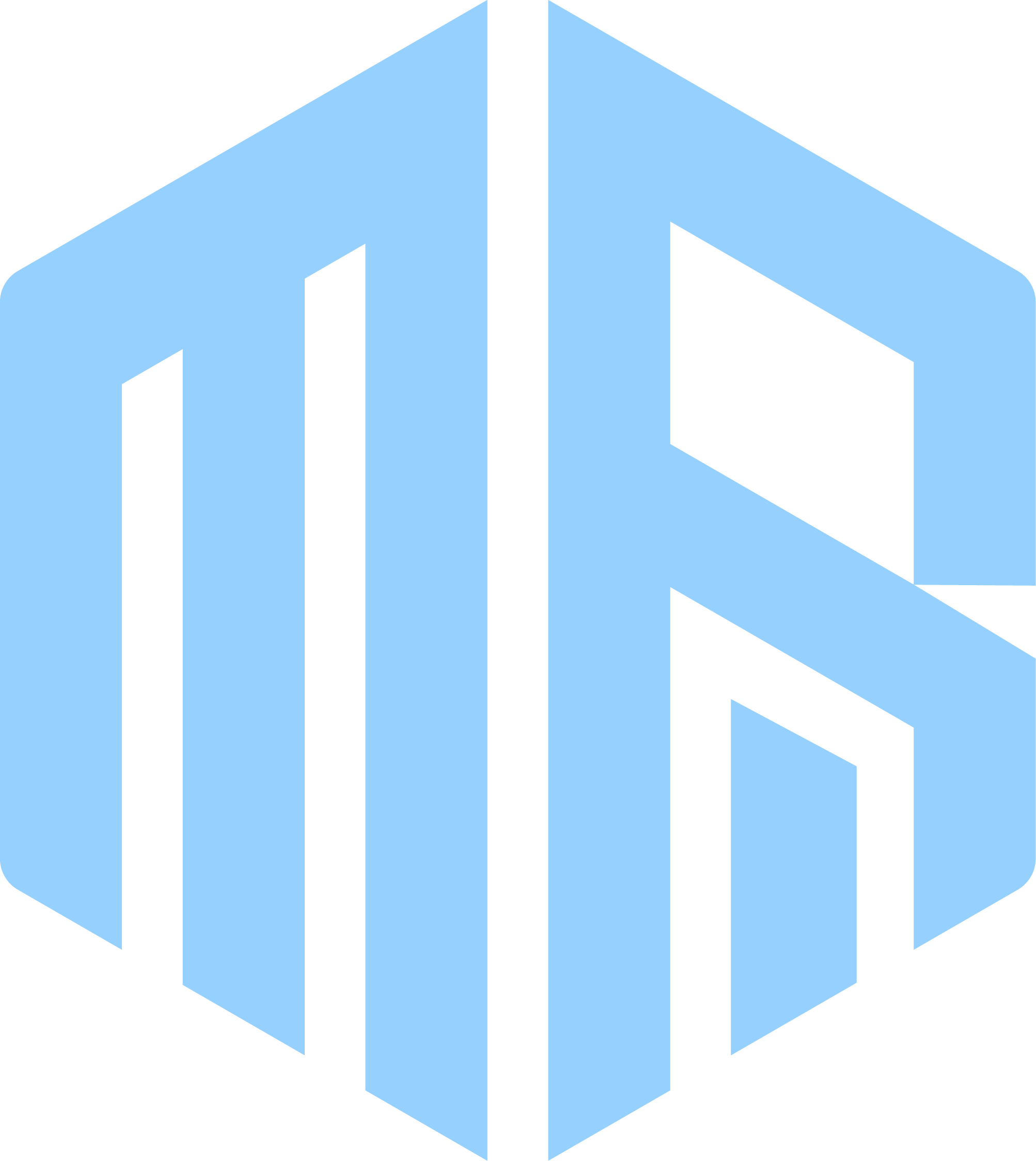 Logotipo do portfólio. Letras 'MR' representando as iniciais de Murillo Ressineti.